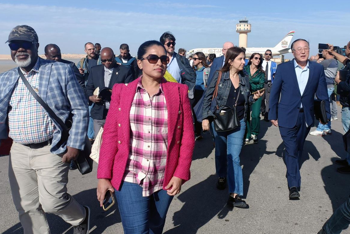 Miembros del Consejo de Seguridad de la ONU visitan Egipto para ver los "obstáculos" de la ayuda a Gaza